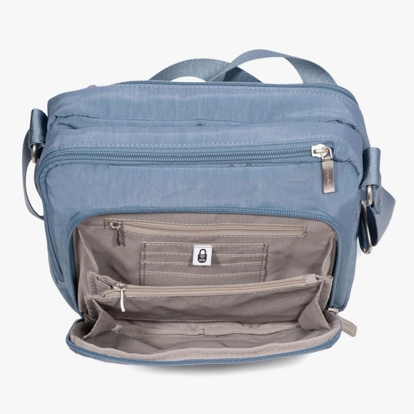 Baggallini Slate Blue Messenger Bag - Picture 3 of 15